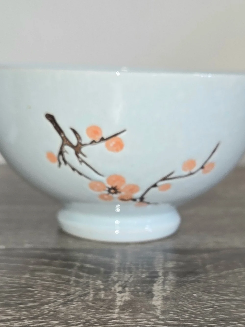 Set of 2 Japanese Hand Painted Signed Rice Bowl 4.5” x 2.5”